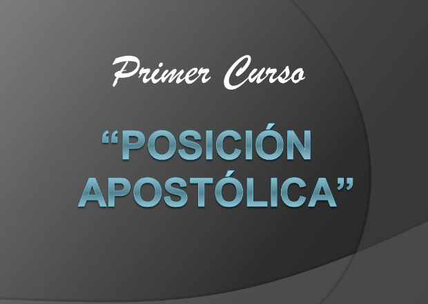 Posicion Apostolica